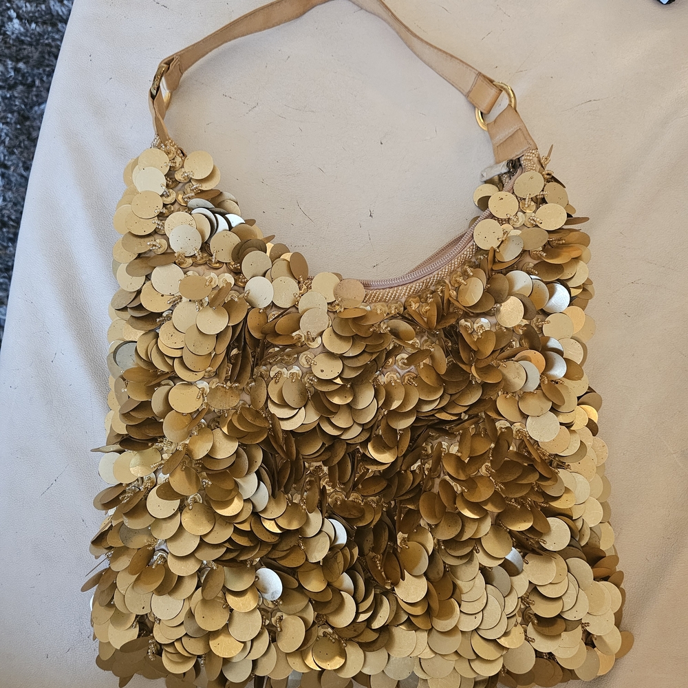 Gold Sequin Women's Bag